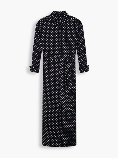 Topshop spot outlet pleated shirt dress